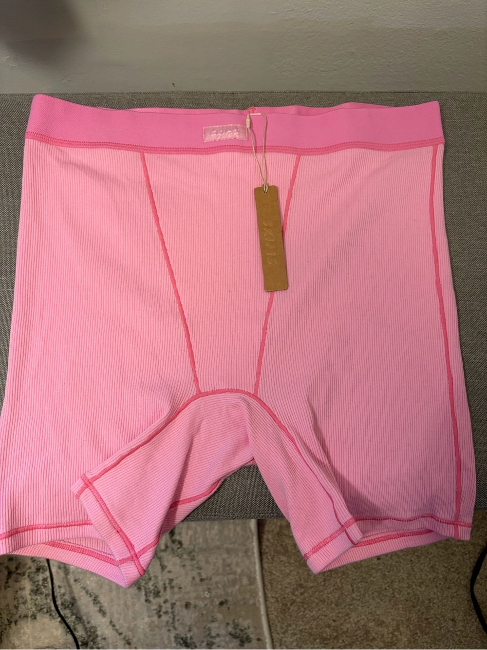Cotton Rib Boxer (Bubble Gum )